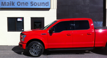 2016 Ford F-150 with professional window tint in North Bay